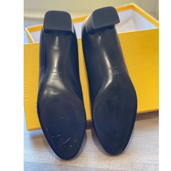 Fendi pumps. Gently used. Size 39 (8.5 US). Black, chunky heels - Picture 12 of 14